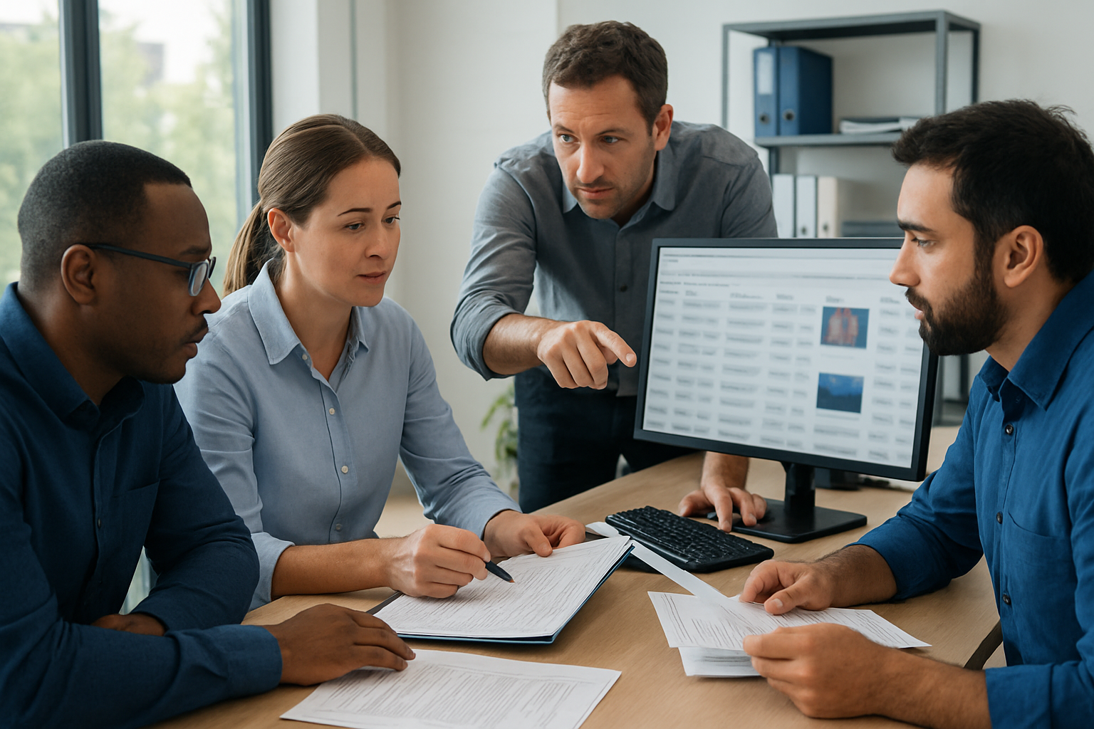 Freight team managing exception handling using integrated bill of lading and container tracking data