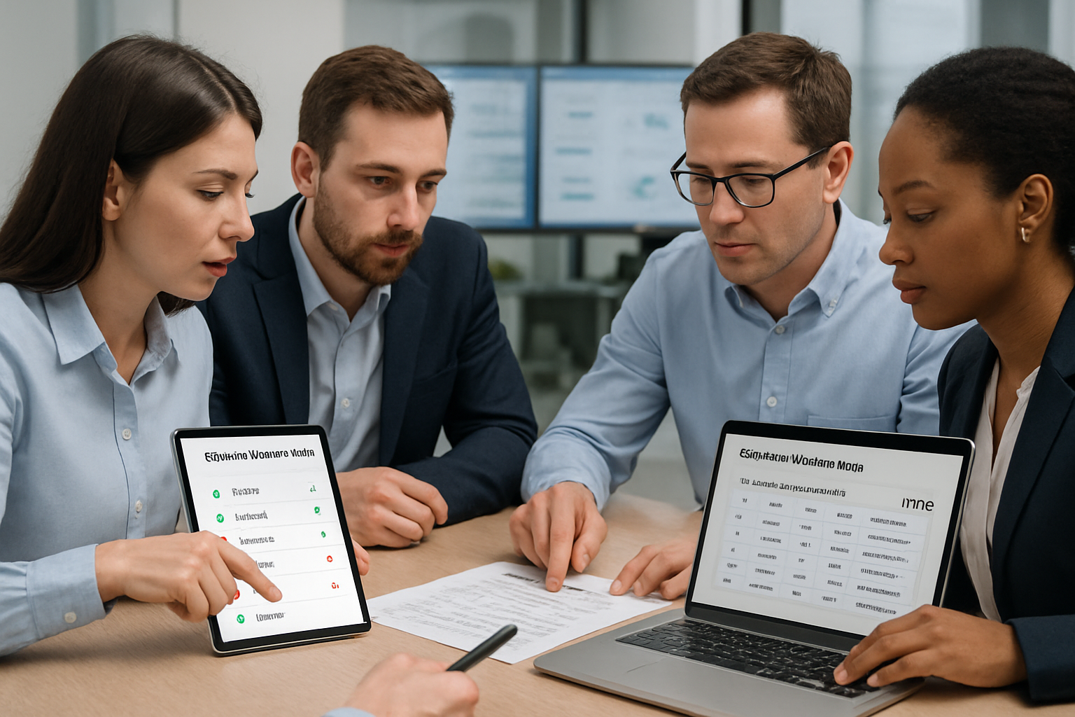 Logistics team reviewing automated shipment milestone alerts for MSC containers
